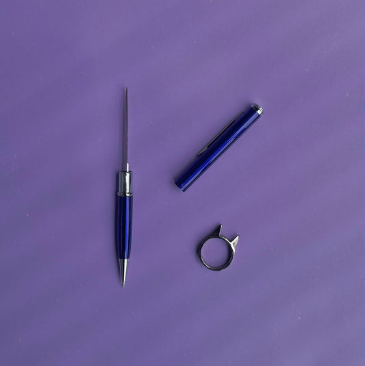 Kit Anillo y Bolígrafo Navaja