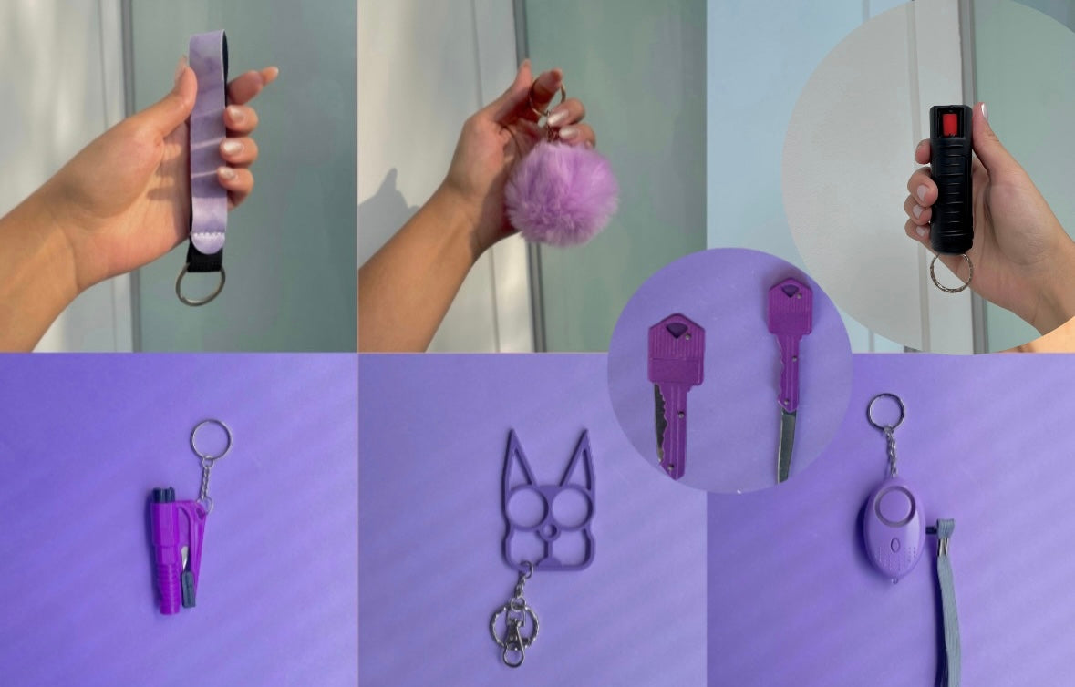 Kit Trío con Gas Pimienta 20 ml y Llave Navaja