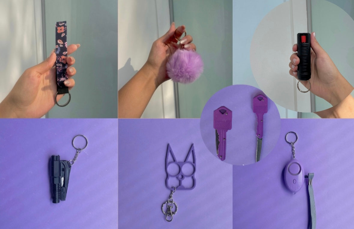 Kit Trío con Gas Pimienta 20 ml y Llave Navaja