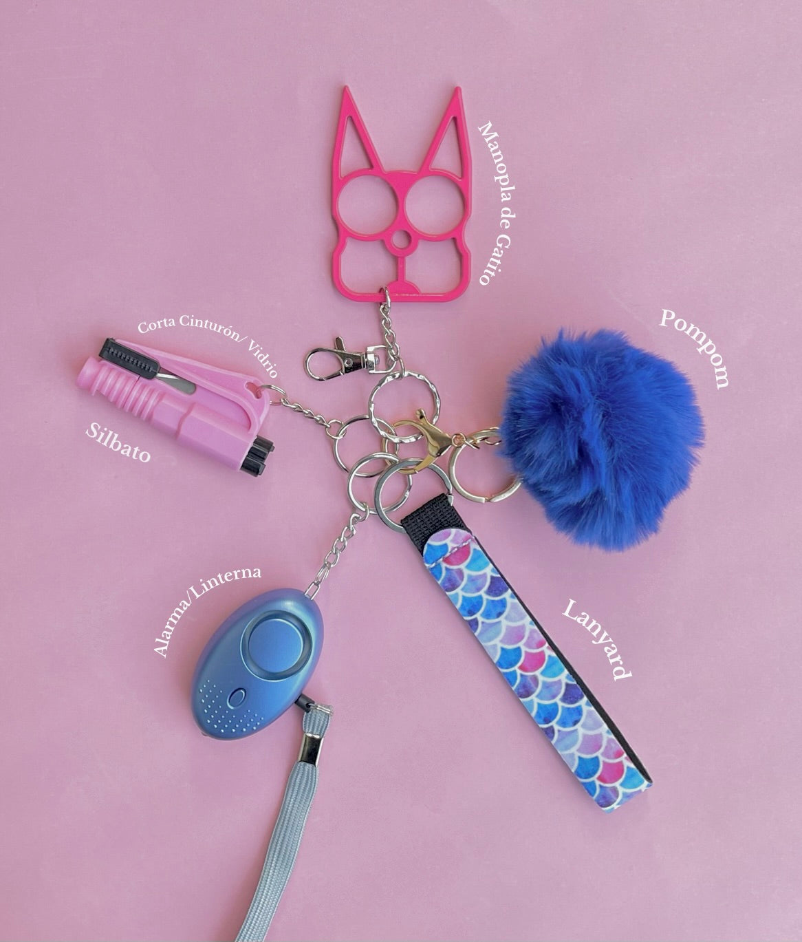 Kit Trío (Manopla,Alarma y Herramienta Secuestro)
