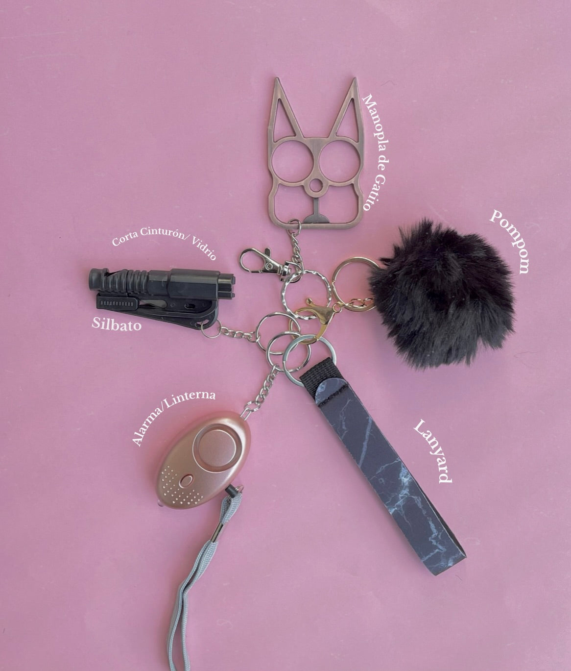 Kit Trío (Manopla,Alarma y Herramienta Secuestro)