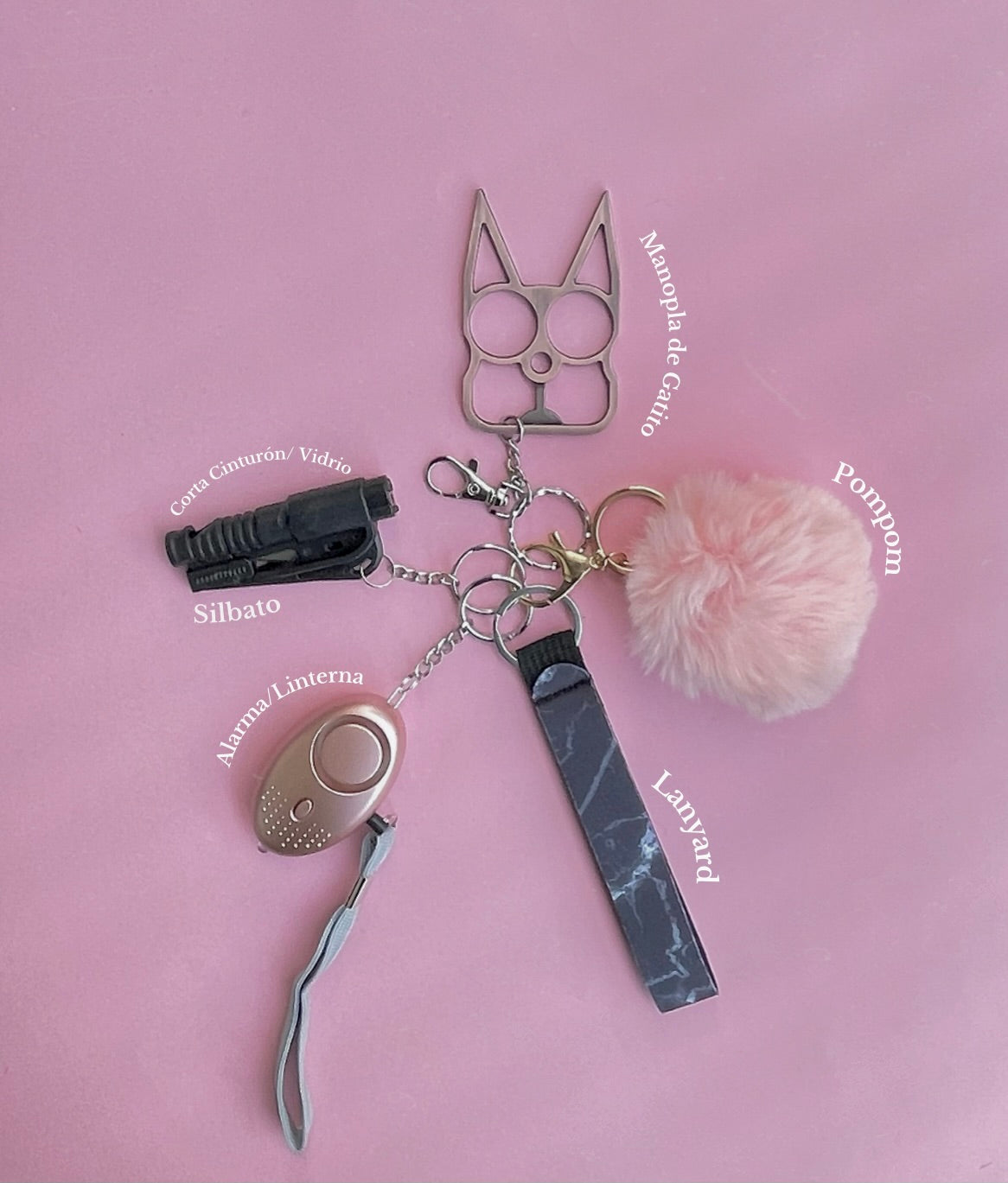Kit Trío (Manopla,Alarma y Herramienta Secuestro)