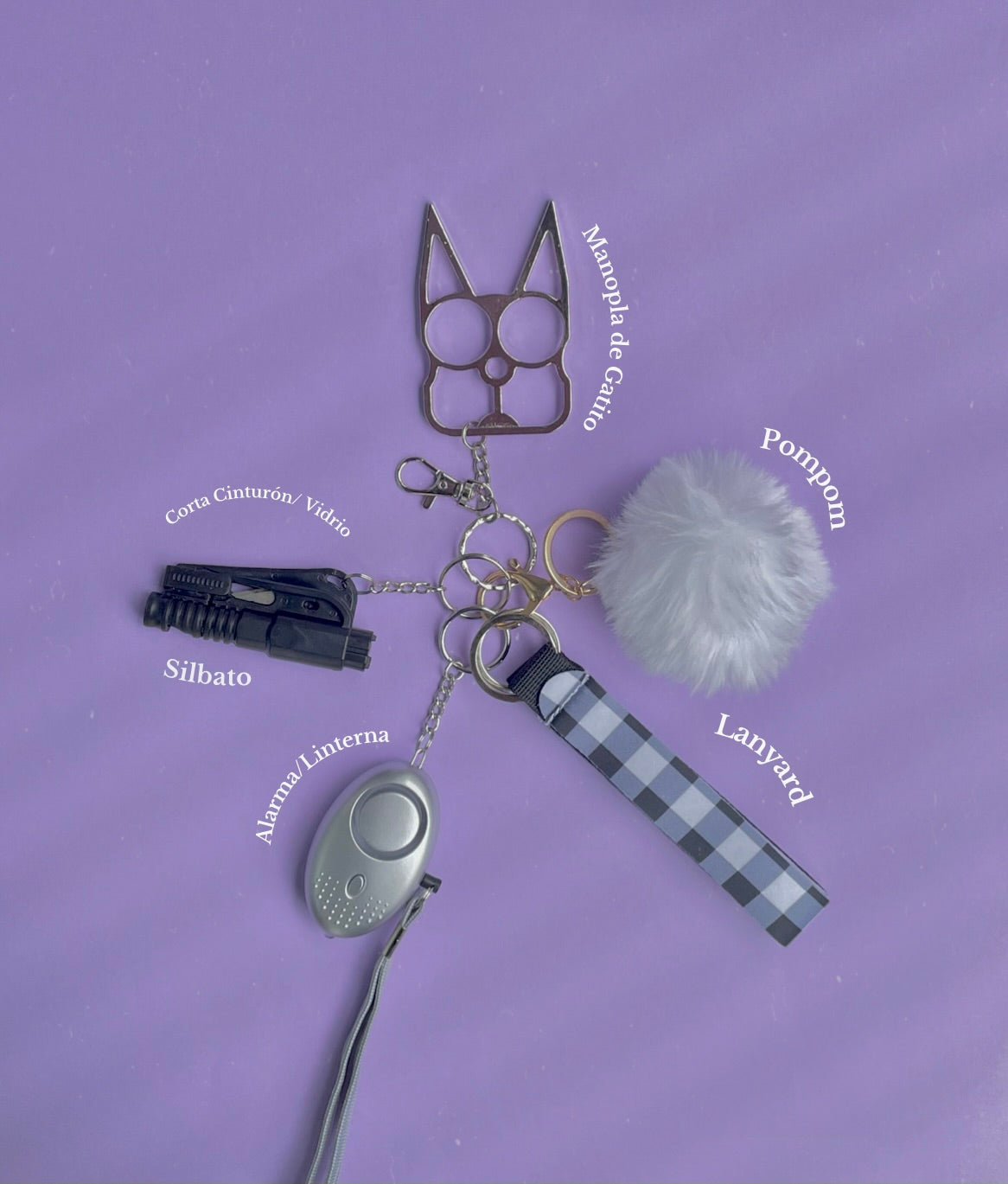 Kit Trío (Manopla,Alarma y Herramienta Secuestro)