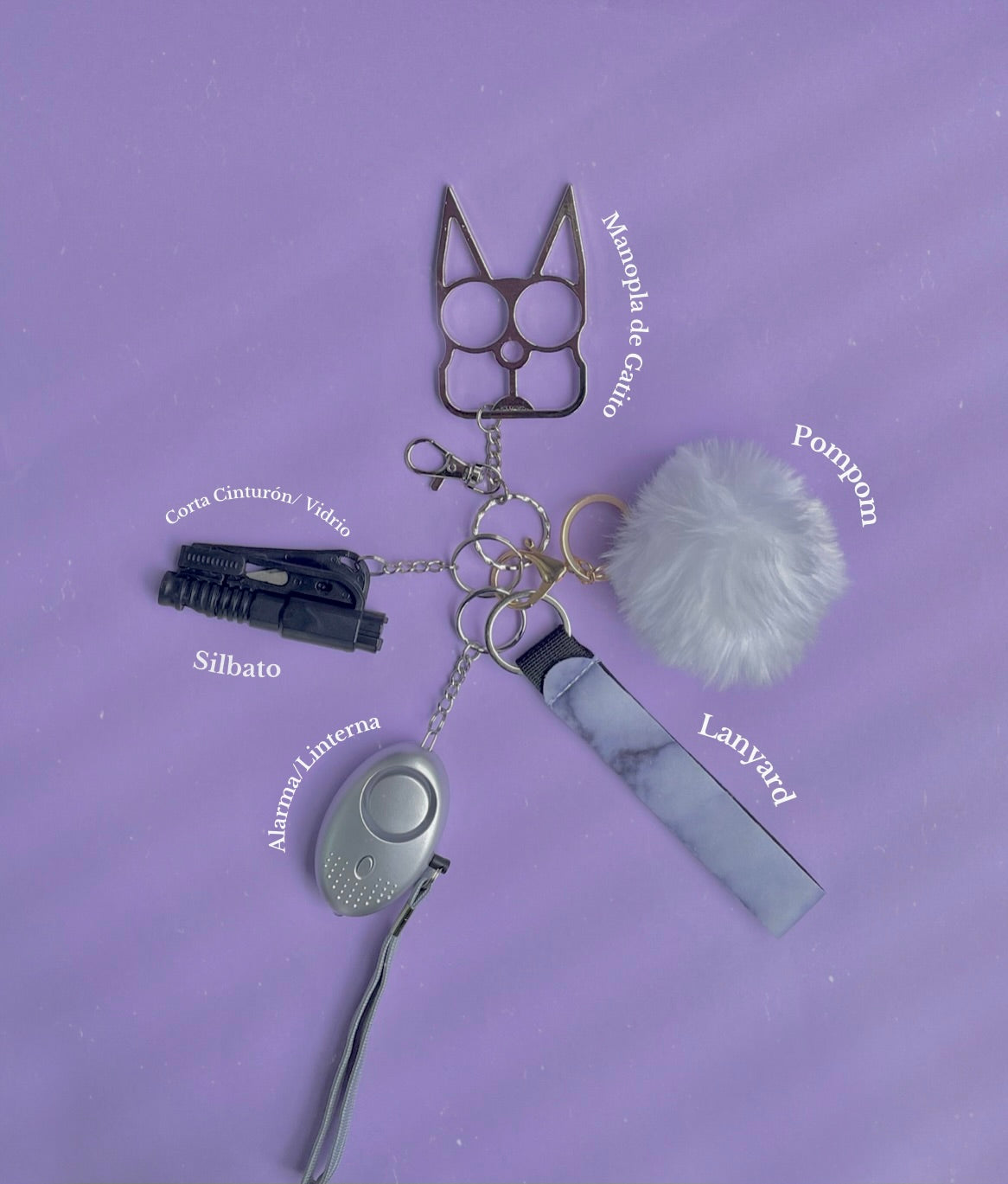 Kit Trío (Manopla,Alarma y Herramienta Secuestro)