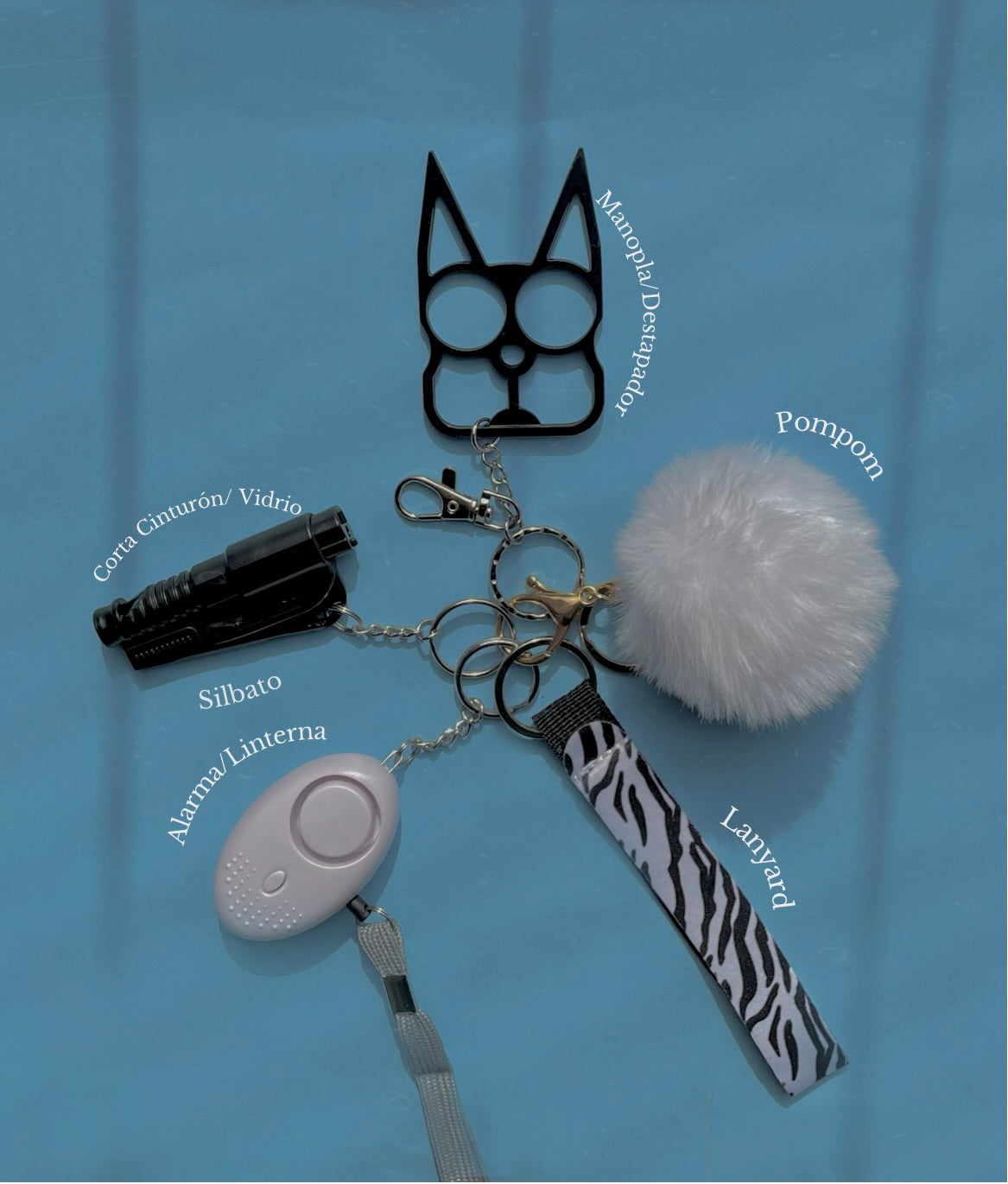 Kit Trío (Manopla,Alarma y Herramienta Secuestro)