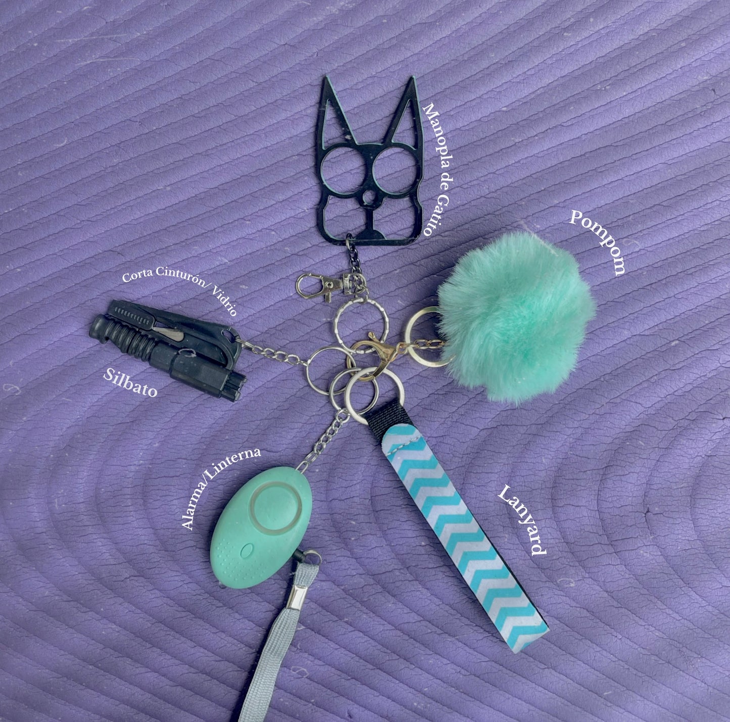 Kit Trío (Manopla,Alarma y Herramienta Secuestro)