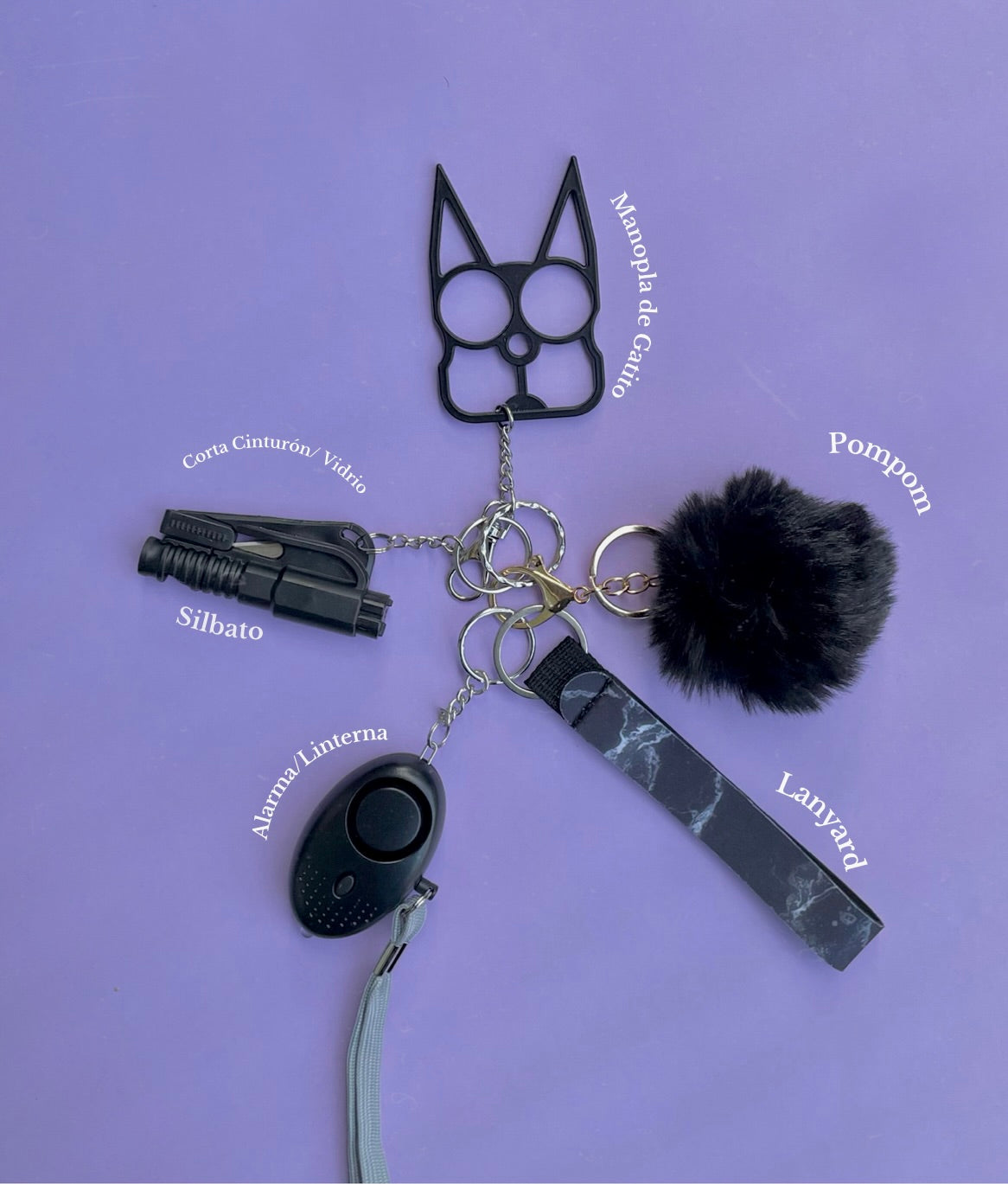 Kit Trío (Manopla,Alarma y Herramienta Secuestro)