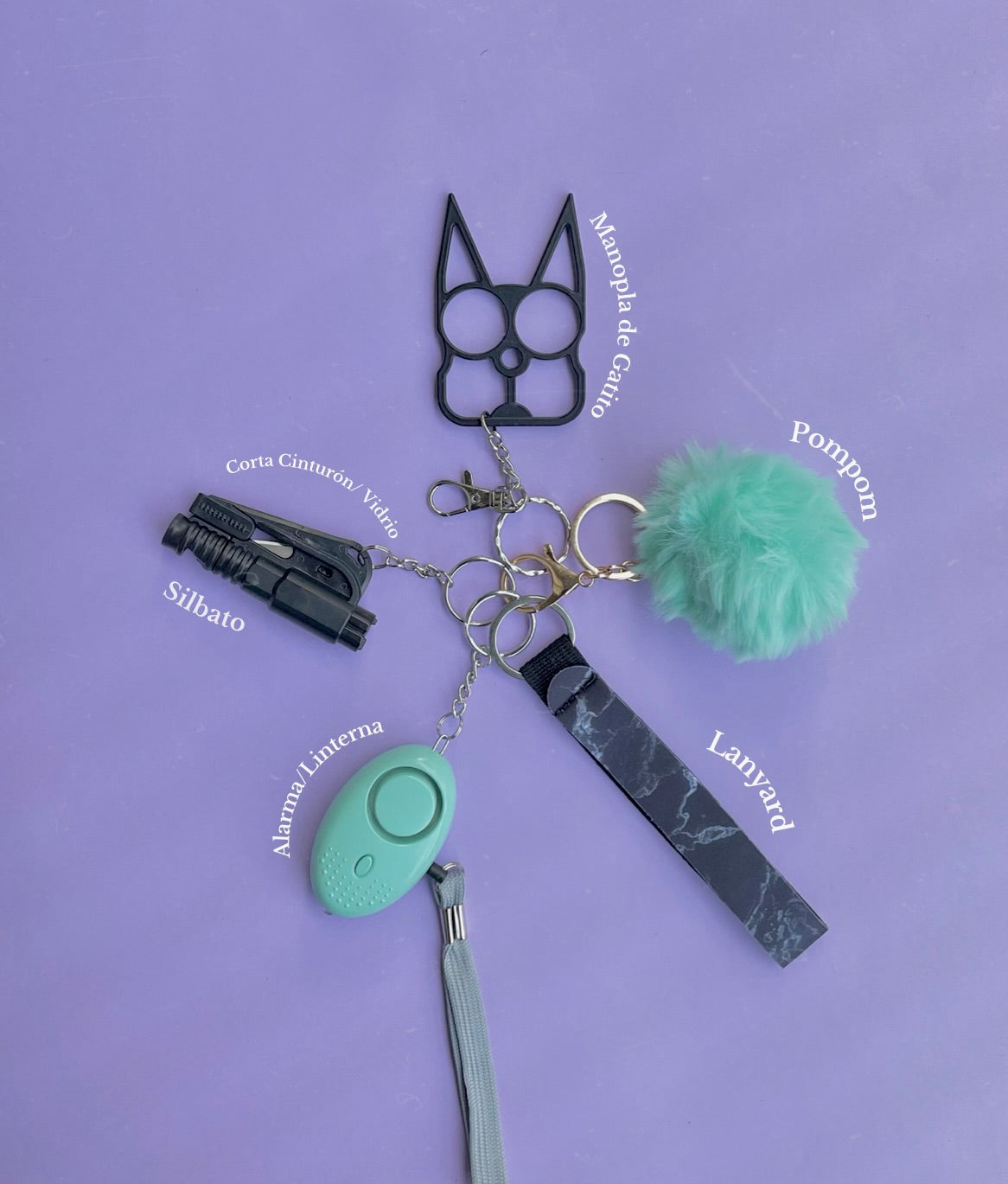 Kit Trío (Manopla,Alarma y Herramienta Secuestro)