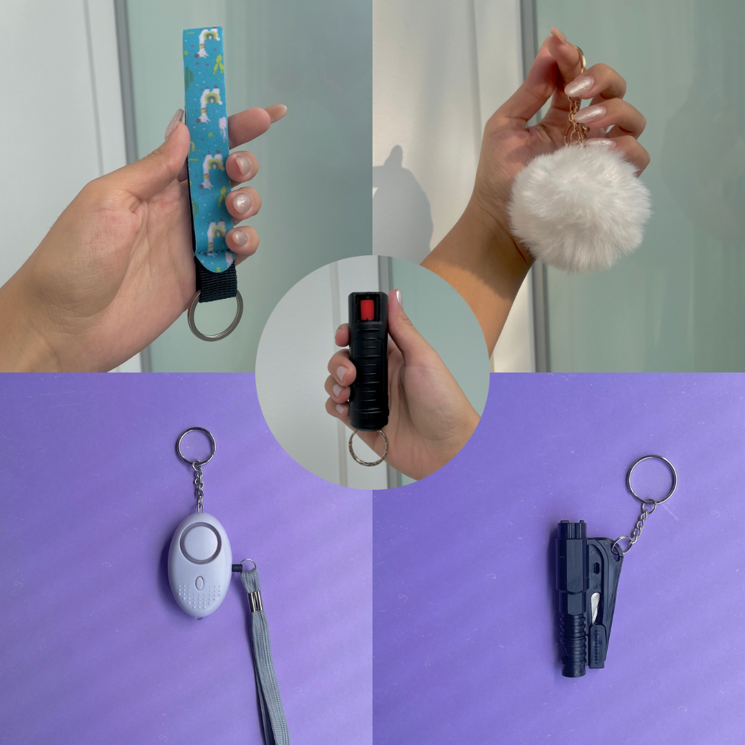 Kit Defense Gas Pimienta 20 ml + Alarma de Emergencia/Linterna Led y Herramienta de Escape 3 en 1