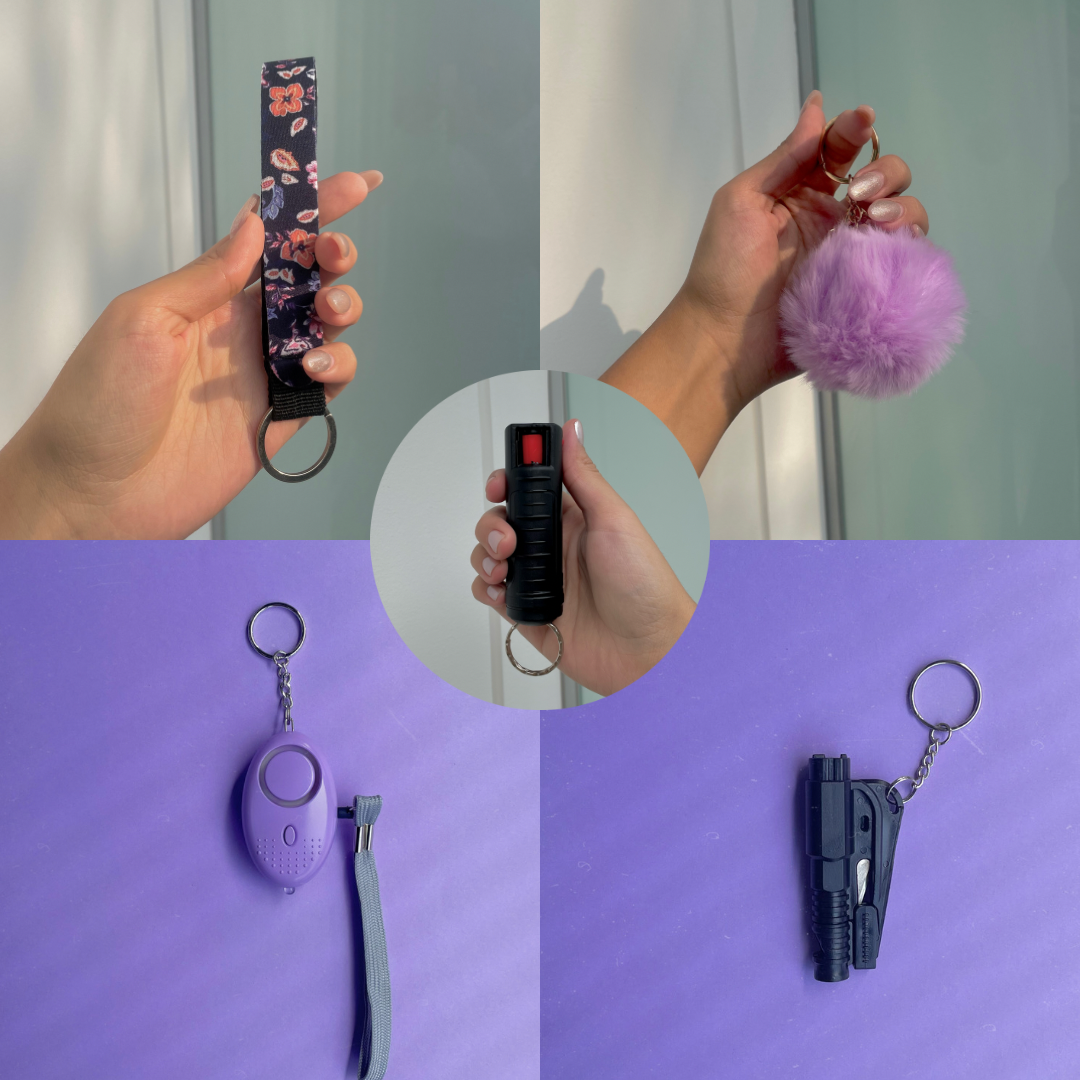Kit Defense Gas Pimienta 20 ml + Alarma de Emergencia/Linterna Led y Herramienta de Escape 3 en 1