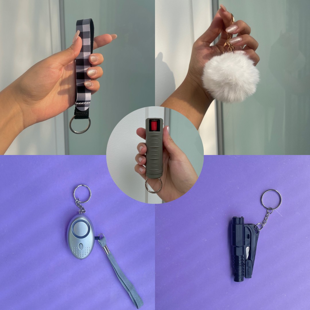 Kit Defense Gas Pimienta 20 ml + Alarma de Emergencia/Linterna Led y Herramienta de Escape 3 en 1