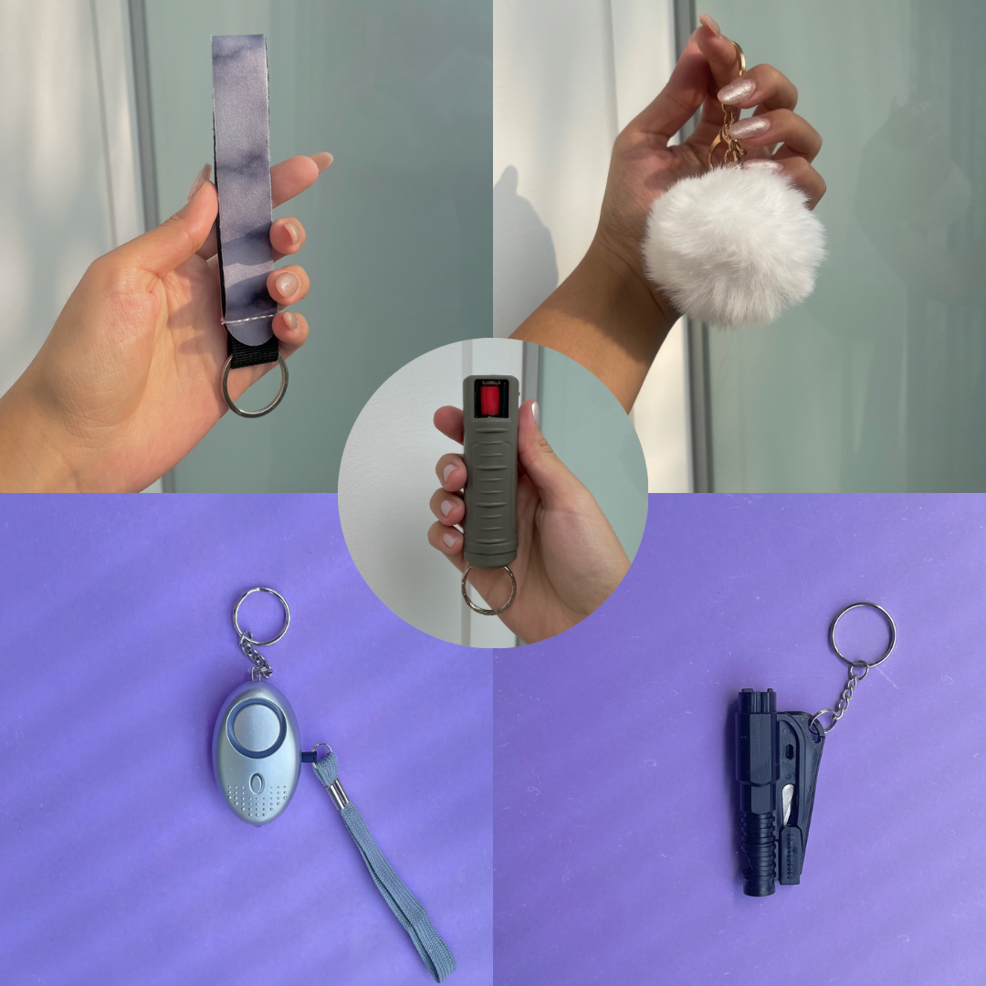 Kit Defense Gas Pimienta 20 ml + Alarma de Emergencia/Linterna Led y Herramienta de Escape 3 en 1