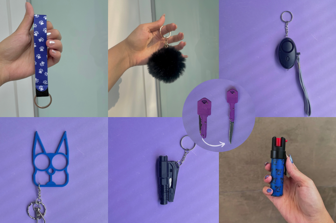 Kit Trío con Gas Pimienta Ultravioleta y Navaja