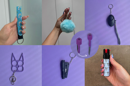 Kit Trío con Gas Pimienta Ultravioleta y Navaja