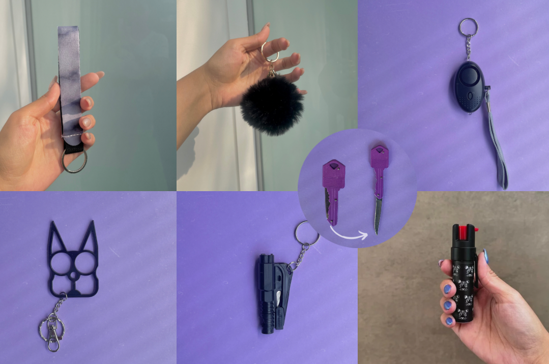 Kit Trío con Gas Pimienta Ultravioleta y Navaja