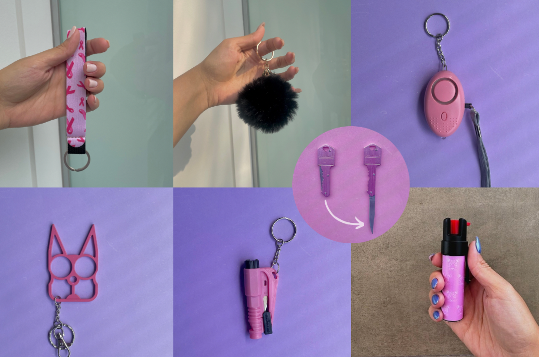 Kit Trío con Gas Pimienta Ultravioleta y Navaja