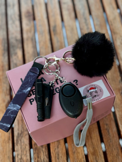 Kit Alarma + Linterna Led + Herramienta de Escape