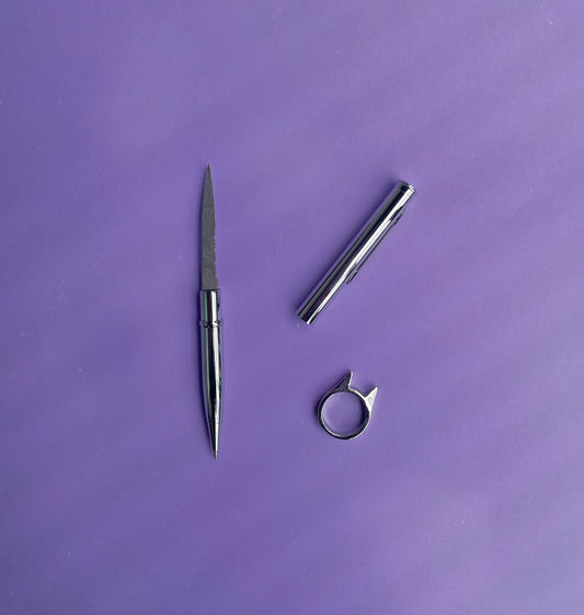 Kit Anillo y Bolígrafo Navaja